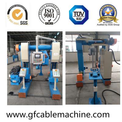 Ground type gantry take up and traverse machine